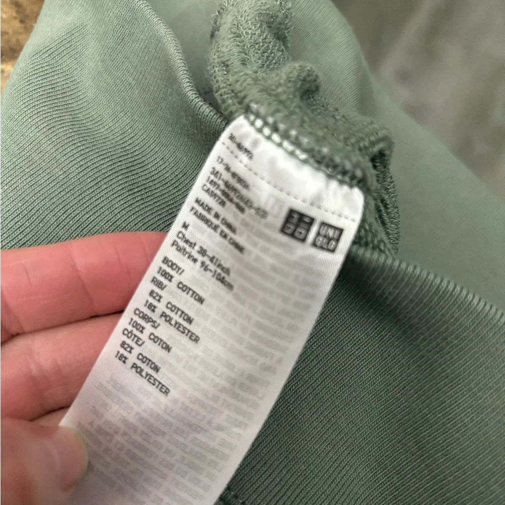 Uniqlo Olive Green Crew Neck Sweater - Picture 5 of 6